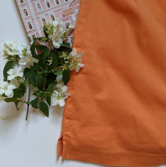 Y2K MetroStyle Bright Orange Fitted Funky Skort 10 - Picture 5 of 9